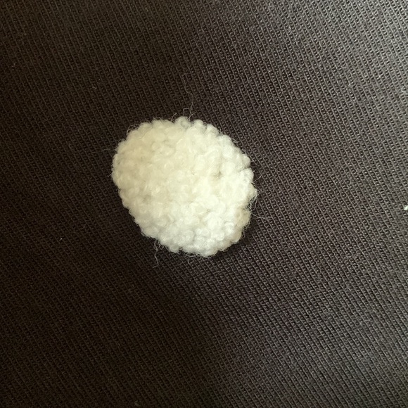 Zara polka dot button up shirt Pom poms - Picture 5 of 10